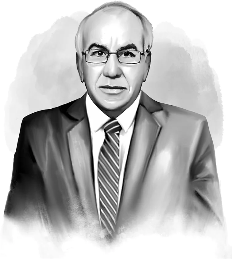 بورتريه بالأبيض والأسود للمرحوم هشام مصطفى الغرايبة